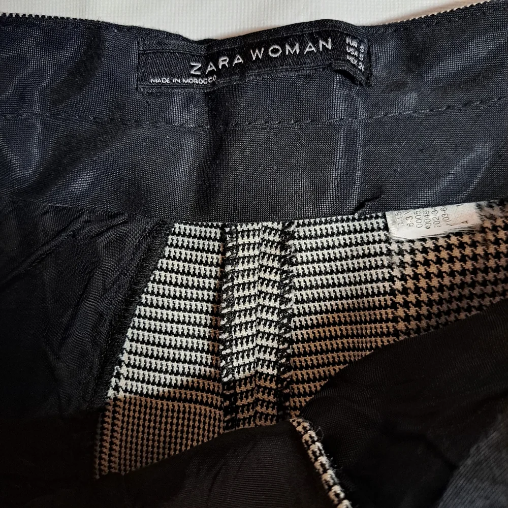 Zara Gray Wide Leg Pants - Picture 4 of 9
